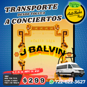 J BALVIN AUTOBAHN TOLUCA 